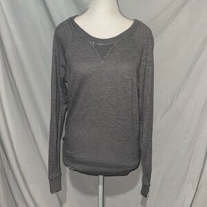 gray Aerie sweater with iridescent sequins size medium